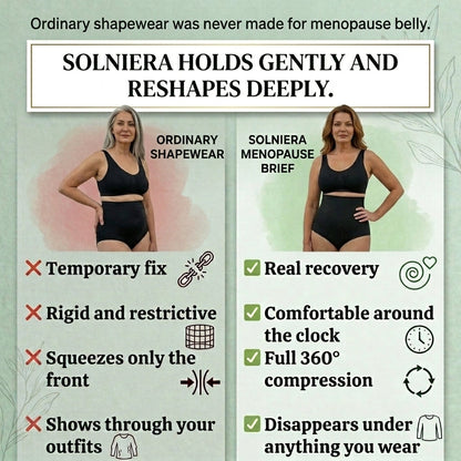 High-waisted shaping underwear for menopause belly